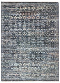 Hand Knotted Ikat Rug 8'10